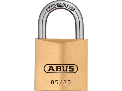 ABUS AV-Vorhangschloss 85/30 Lock-Tag, Messing massiv