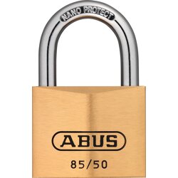 ABUS AV-Vorhangschloss 85/50 Lock-Tag, Messing massiv