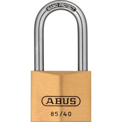 ABUS AV-Vorhangschloss 85/40HB40 Lock-Tag, Messing massiv