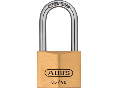 ABUS AV-Vorhangschloss 85/40HB40 Lock-Tag, Messing massiv