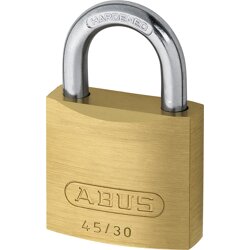 ABUS AV-Vorhangschloss 45/30 Lock-Tag, Messing massiv