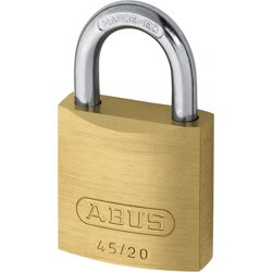 ABUS AV-Vorhangschloss 45/20 Lock-Tag, Messing massiv