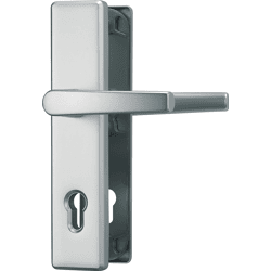 ABUS Schutz-Drückergarnitur mit Langschild HLS214, eckig, Aluminium