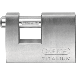 ABUS Zylindervorhangschloss Titalium 82, TITALIUM-Spezialaluminium