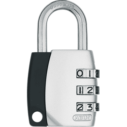 ABUS Zahlen-Vorhangschloss 155/30, Zinkdruckguss