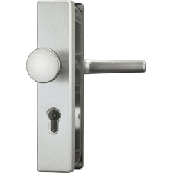 ABUS Schutz-Wechselgarnitur mit Langschild KLN314 B/SB, eckig, Aluminium