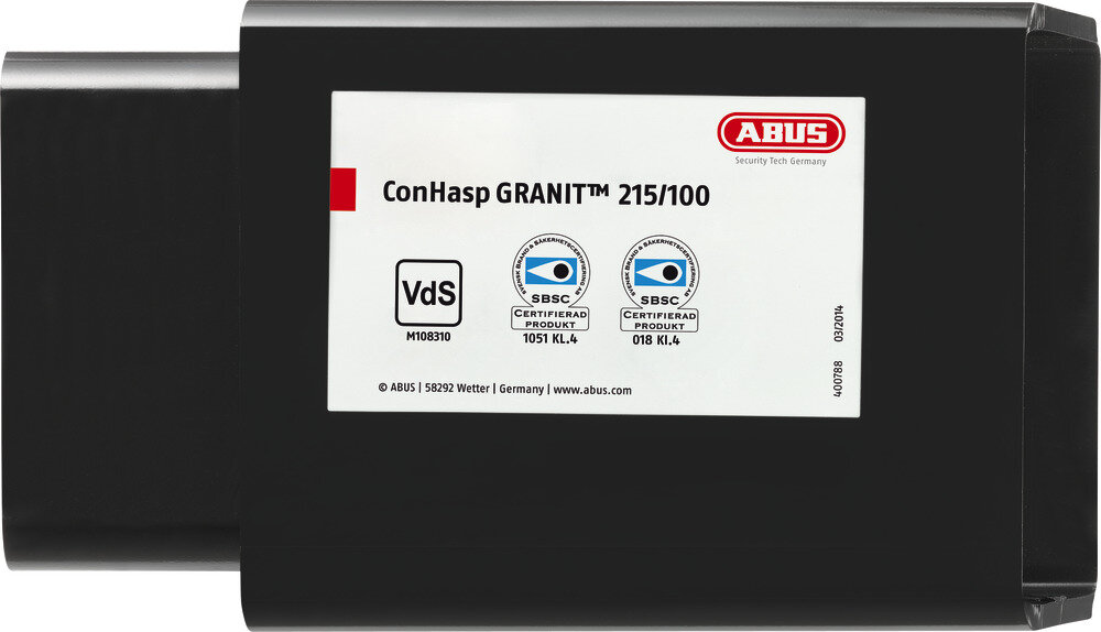 Sicherheits-Überfalle ConHasp Granit 215, 37/55HB100, Stahl