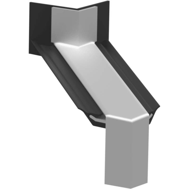 Außeneckverbinder H1 90° BC0 eloxiert 110mm