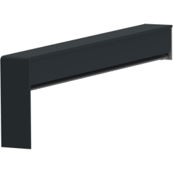 BUG Fensterbank-Abschluss A500 V RAL7016