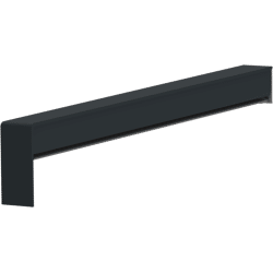 BUG Gleitabschluss A 500 V / 24 Ausladung 230 mm links RAL 7016