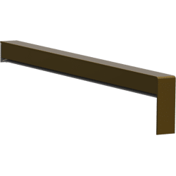 BUG Fensterbank-Gleitabschluss A 500 V / 24 E6/ BC2, 5 260mm rechts