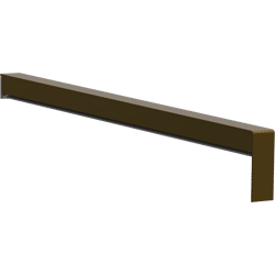 BUG Fensterbank-Gleitabschluss A 500 V / 24 E6/ BC2, 5 340mm rechts
