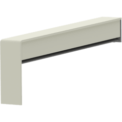 BUG Fensterbank-Abschluss A500 V RAL9016