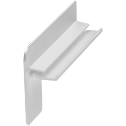 Fensterbank-Abschluss A150 BC0 eloxiert 110mm links
