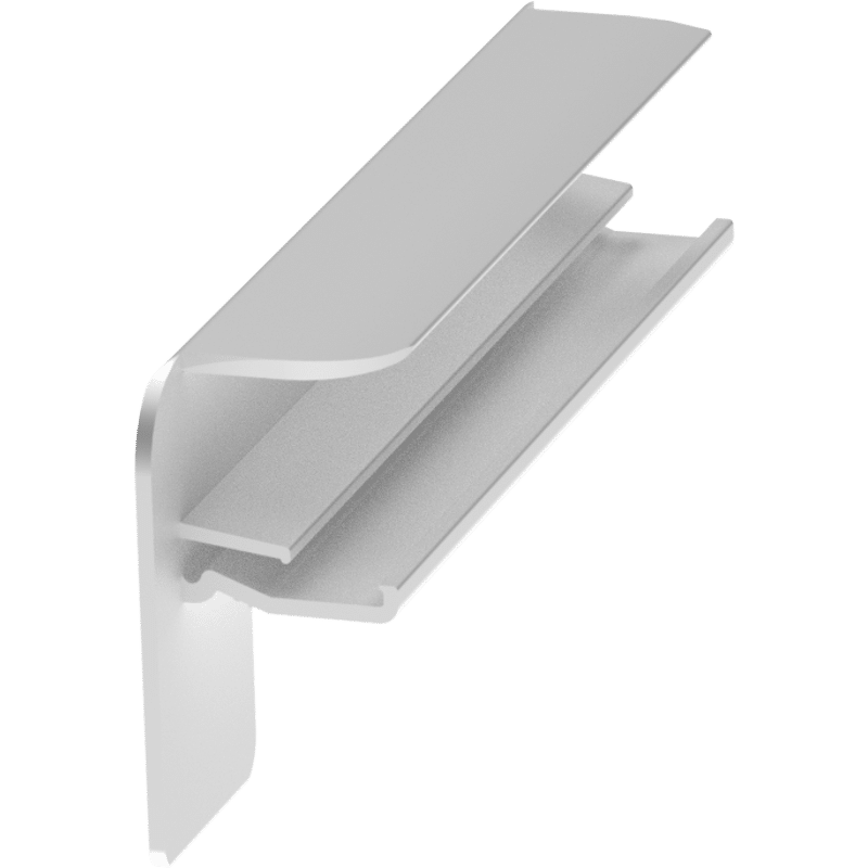 Fensterbank-Abschluss A400 BC0 eloxiert 110mm links