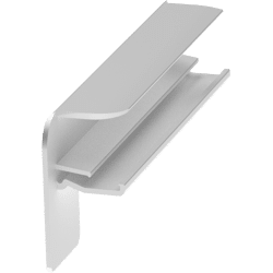 Fensterbank-Abschluss A400 BC0 eloxiert 110mm links