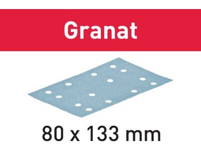 Schleifstreifen STF 80x133 P120 GR/100 Granat