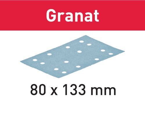 Schleifstreifen STF 80X133 Granat