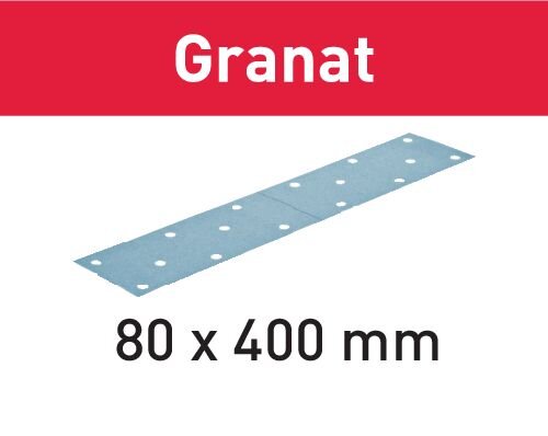 Schleifstreifen STF 80X400 Granat