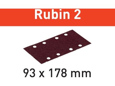 Schleifstreifen STF 93X178/8 Rubin 2