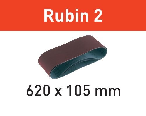 Schleifband 105x620 Rubin
