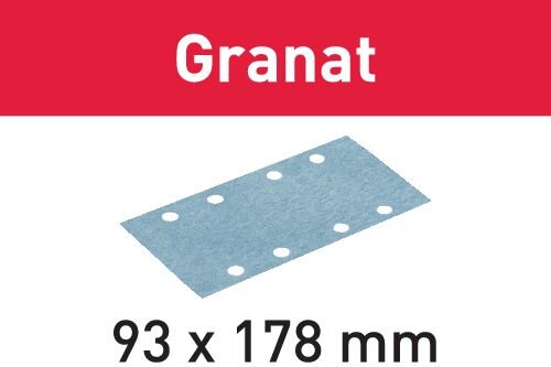 Schleifstreifen STF 93X178 Granat