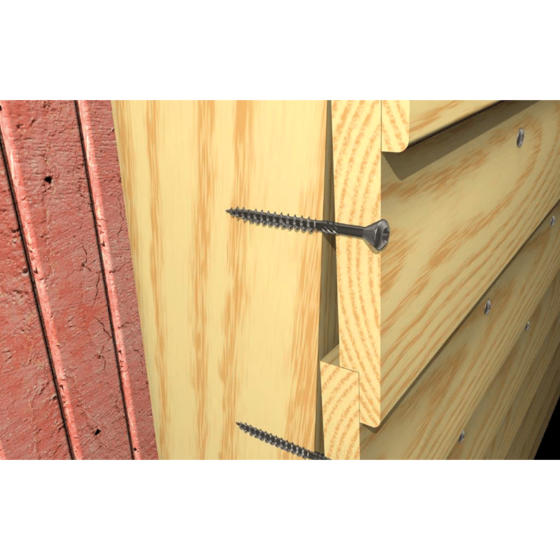 Holzfassadenschraube FFSII-RT6 Edelstahl A2