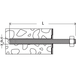 Brückenkappenanker FCC-B M16x300 R