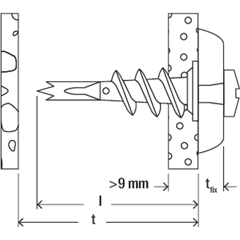 Gipskartondübel Metall GKM