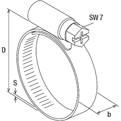 Schlauchschelle SGS W2 K