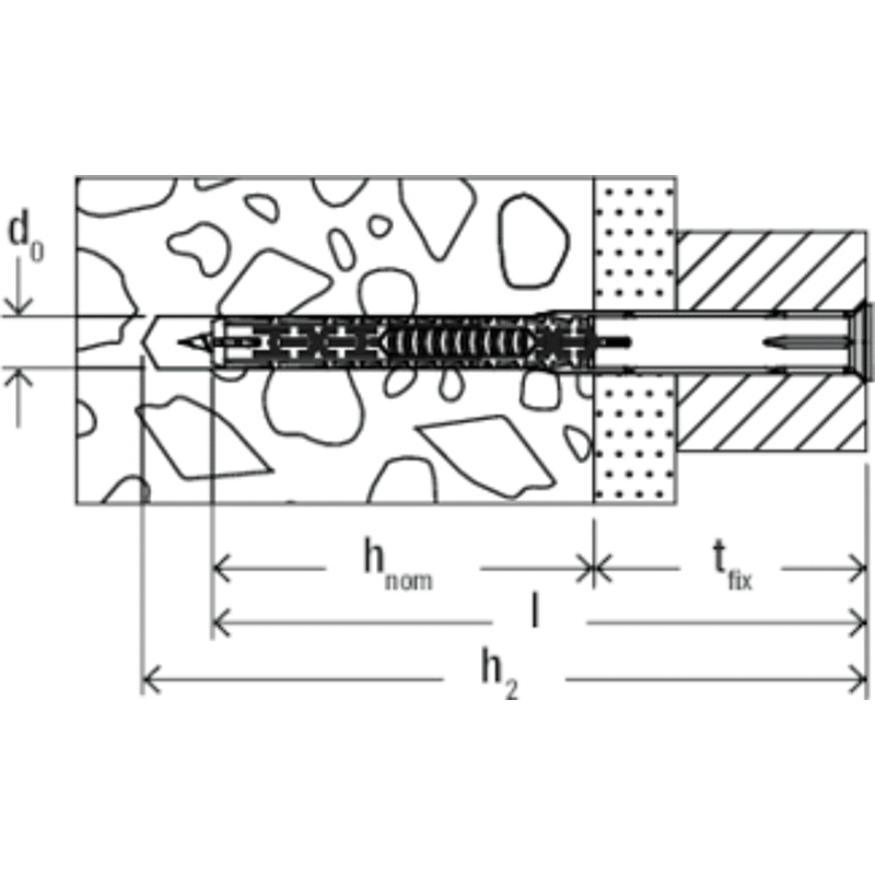 Langschaftdübel DuoXpand T
