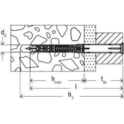 Langschaftdübel DuoXpand T