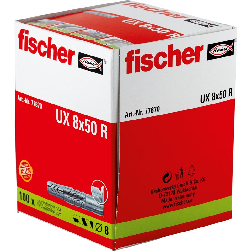 Fischer Dübel UX R Ø8x50 mm