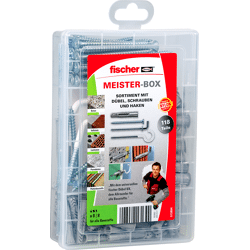 fischer Meister-Box mit UX+Schrauben+Haken (118)