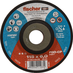 fischer Schruppscheibe FGD-CP 115 x 6, 0 x 22, 23 CARBON