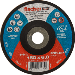 fischer Schruppscheibe FGD-CP 150 x 6, 0 x 22, 23 CARBON
