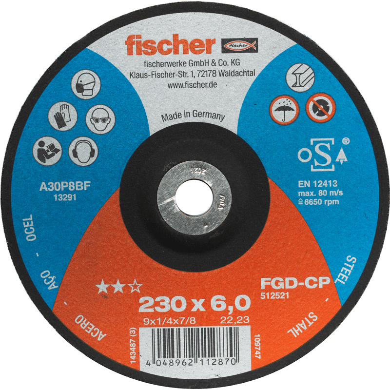 Schruppscheibe FGD-CP 230 x 6,0 x 22,23 CARBON