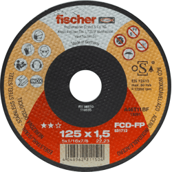 fischer Trennscheibe FCD-FP 125 x 1, 5 x 22, 23 plus