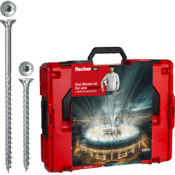 fischer Spanplattenschrauben-Set Power Fast II L-Boxx 102 (1