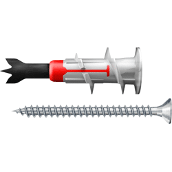fischer Gipskartondübel DUOBLADE mit Schraube