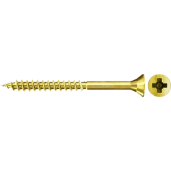 fischer Spanplattenschraube Classic-Fast II Senkkopf gelb-vz TG PZ