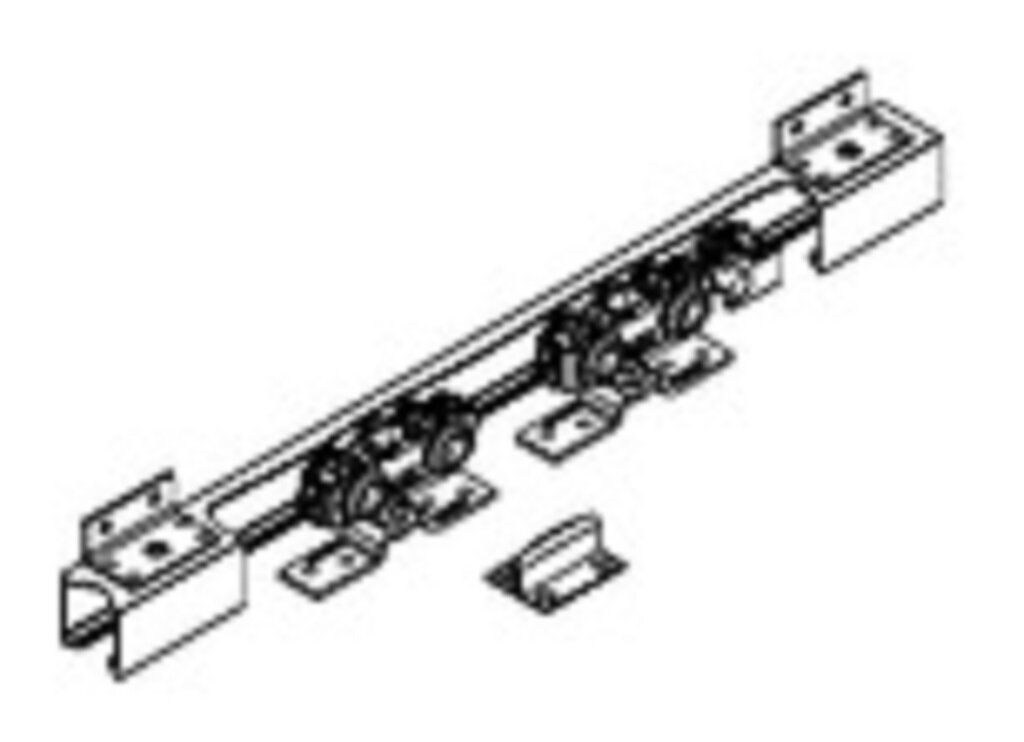 GEZE Schiebetürbeschlag mit Laufschiene Rollan 40 N, Aluminium online kaufen SEEFELDER