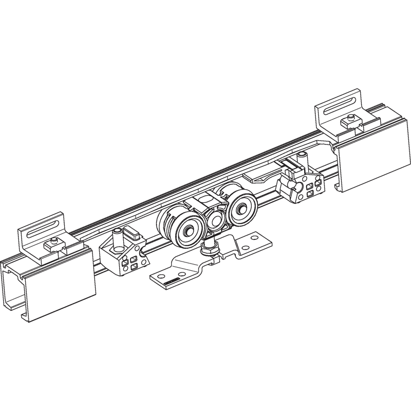 Schiebebeschlag Set Perlan 140 für Holzflügel