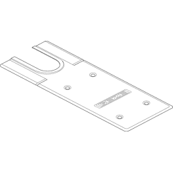 Deckplatte Bodentürschließer TS 500 NV/TS500 Edelstahl