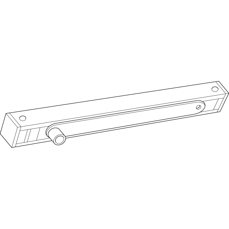 ECline-Gleitschiene für TS 5000 silberfarbig