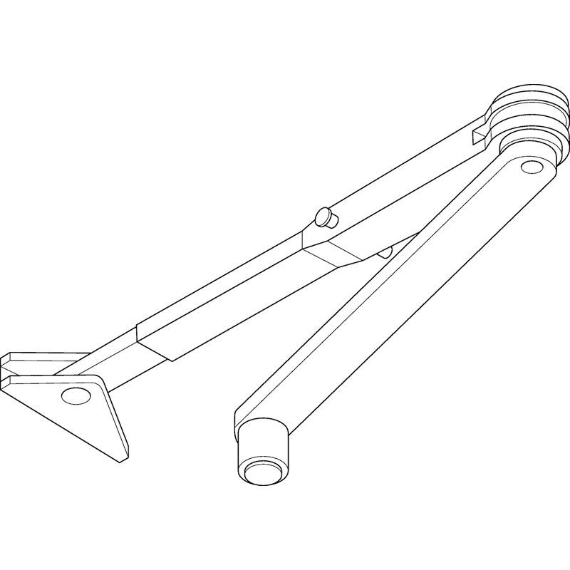 Feststellgestänge für TS 4000/ TS 2000 ein- & ausschalt. Feststellung