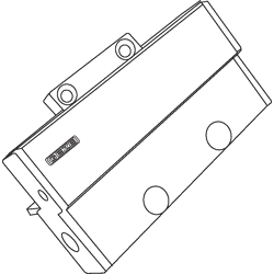 GEZE Verriegelung OL 90N, Aluminium