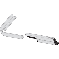 Handhebel OL 320, Eckumlenkung, Aluminium