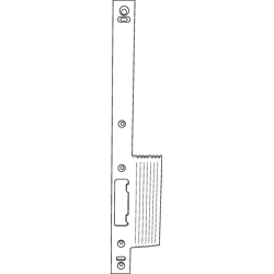 Lappenstulp Gegenkasten IQ Lock, kantig, Edelstahl