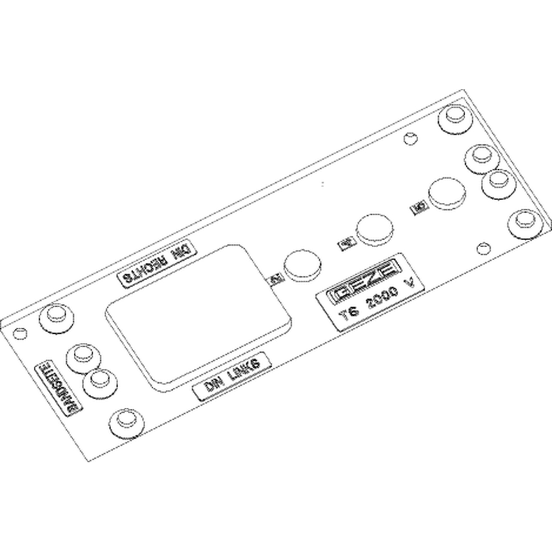 Montageplatte für TS 2000 V verzinkt
